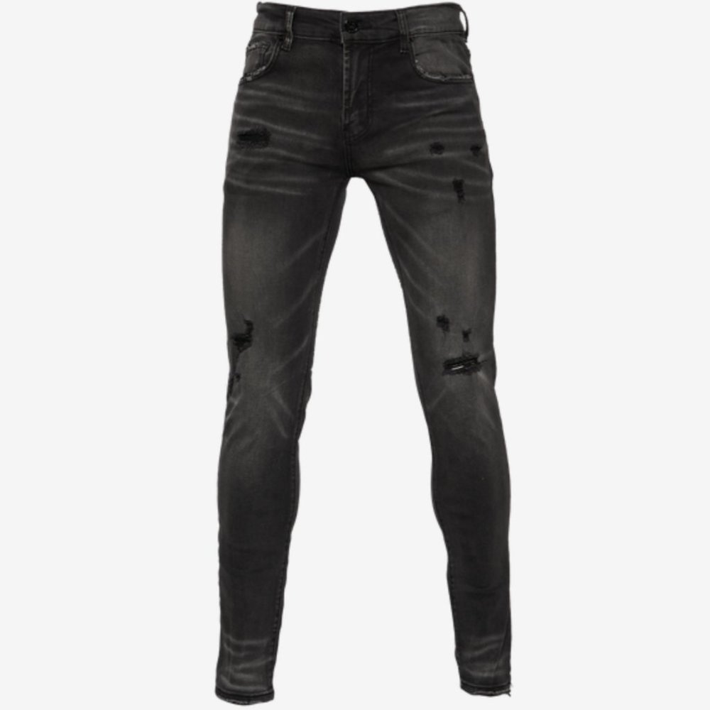 NEW!Smugglers Moon Knee Rip Routine Jeans - Picture 2 of 6